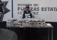 Capturan a integrante de “La Línea” con más de 45 kilos de droga