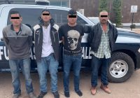 Policía Estatal detiene a cuatro sujetos fuertemente armados en Cuauhtémoc